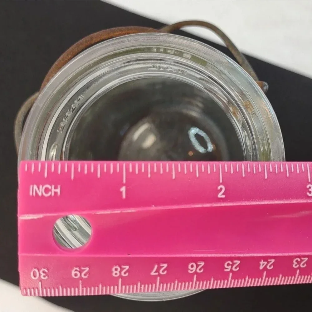 Vintage Atlas E-Z Seal Clear Glass Canning Jar Wire Bail No Lid